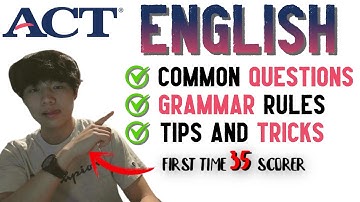 ACT English Guide 2025 (grammar rules, tips and strategies) from an actual student!