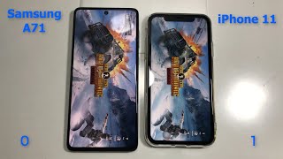 Samsung A71 vs iPhone 11 Speed Test, Display Test | Snapdragon 730G vs Apple A13 Bionic