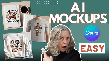MAAK SNEL VERBLUFFENDE AI-mockups in Canva voor digitale producten en print-on-demand