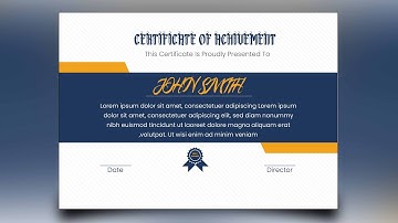 How to Create a Modern Certificate Template in Adobe Illustrator  Certificate Design Tutorial