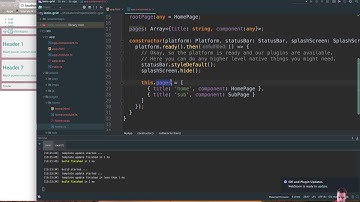 Ionic intro | S02E29 | ngFor item(p) in array(pages)