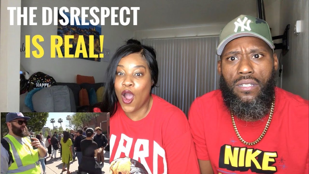 THE DISRESPECT IS REAL!! LEFTEST PROTESTER ASSAULTS PRO TRUMP SUPPORTER!!