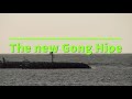 First wing foil session with the new inflatable wingboard gong hipe raw footage