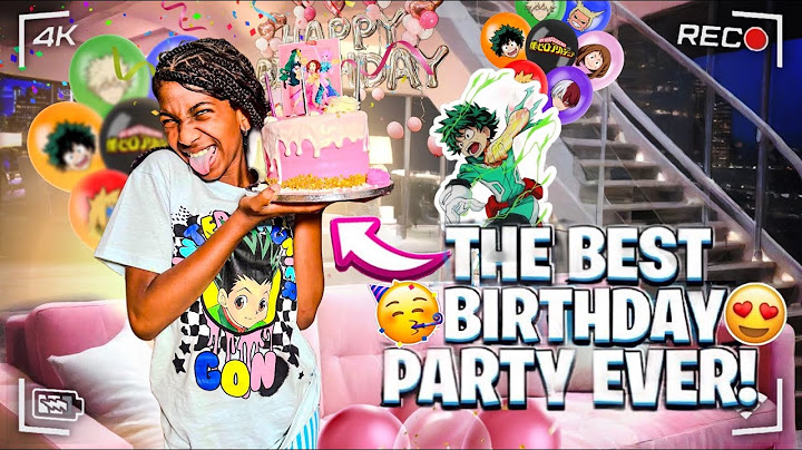 KYLIE'S BIRTHDAY SLUMBER PARTYY!!!!