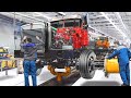How they build powerful us kenworth trucks from scratch   inside production line factory