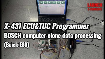LAUNCH X431 ECU&TCU Programmer | BOSCH computer clone data Processing (Buick E80)