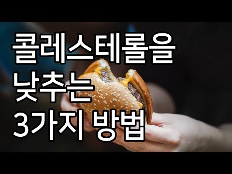 콜레스테롤낮추는방법