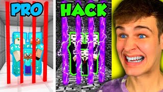 VĚZENÍ pro RODINU v Minecraftu - Noob VS Pro VS Hacker!