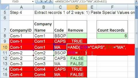 Excel Magic Trick 447: AND & OR functions For Advanced Filter Extract to New Sheet