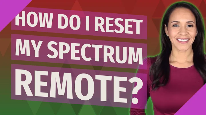How do I reset my spectrum remote?