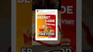 McDonald SECRET CODE For FREE FOOD?! 🤯🍔