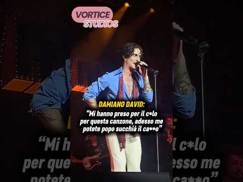 Video Damiano David risponde alle critiche in maniera colorita ?