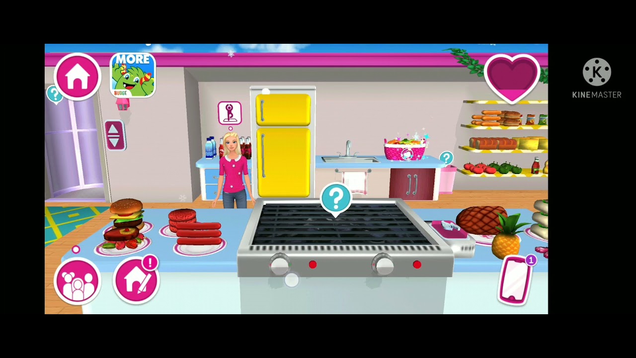 dream house game barbie gives a home tour dream house game play