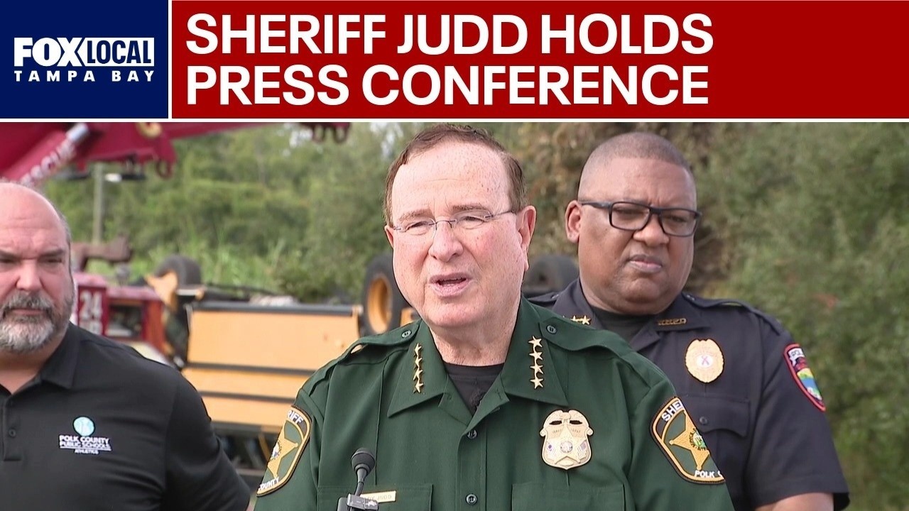 Sheriff Judd holds press conference in Bartow