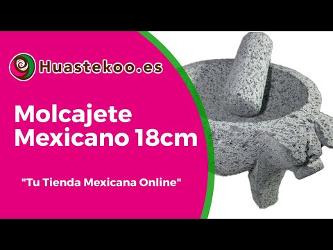 Molcajete / Mortero Mexicano 18cm Piedra Volcánica