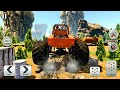 Monster Truck Vs Objects Crushed Off Road -Test Driver / Android Gameplay 