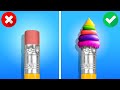 Fantastic School Tricks And DIY School Supplies || Colorful DIY Crafts To Brighten Your Days