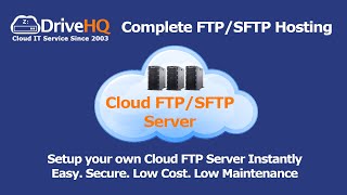 DriveHQ FTP Server Hosting Service Feature screenshot 1
