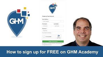 How to sign up for FREE on GHM Academy