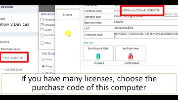 How to authorise or move your license on your online account