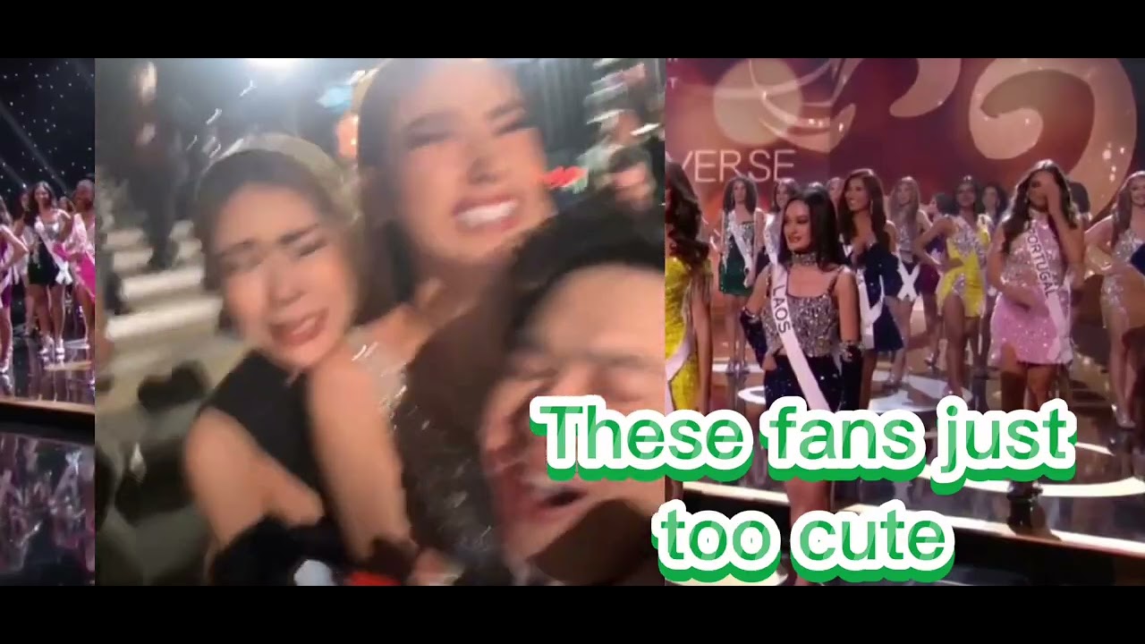 The best moment for cheers Miss Universe Laos Payengxa. YouTube