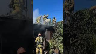 Battalion 10 crews getting some work  in 90’s area this afternoon.