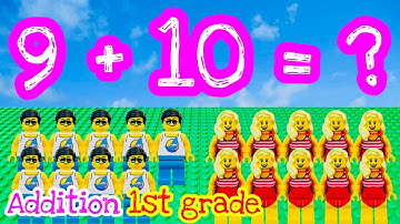 Educational Video -  Addition, First Grade, Math LEGO Video, Part 23