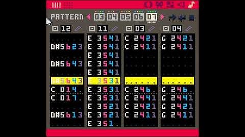 First Pico-8 Music Sketch
