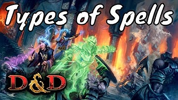 Types of Spells in Dungeons & Dragons 5E