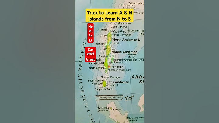 Trick to learn Andaman and Nicobar Islands #andaman #nicobar #islands #india #indian #islands