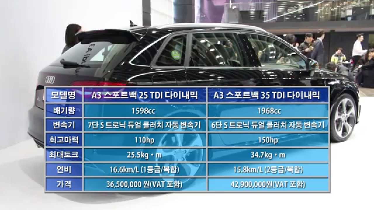 영상]아우디 코리아 아우디 A3 스포트백 출시