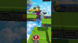 Probando una nueva zona de mi juego de plataformas 3D