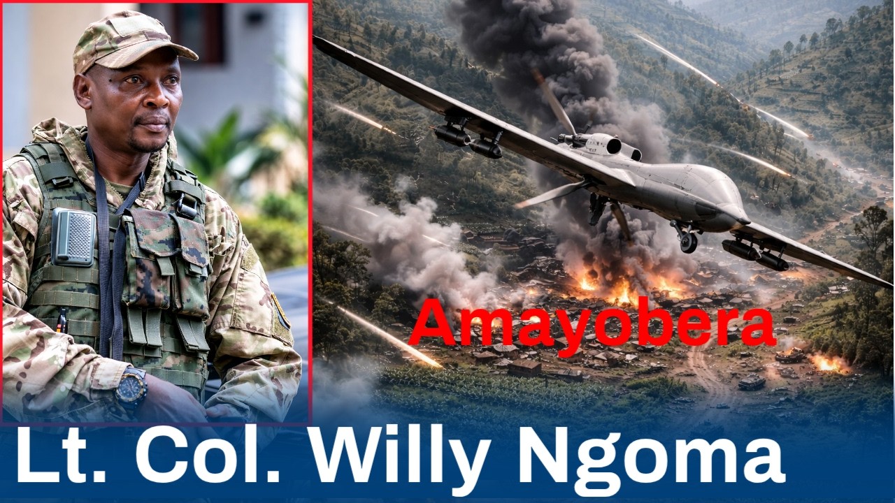 LT COL. WILLY NGOMA, BARIKWIBAZA BYINSHI| ARACYARIHO? 20 NIBO BAMAZE KUMENYEKANA KO BISHWE DRONES