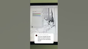 Can you change the line color to red in SketchUp?