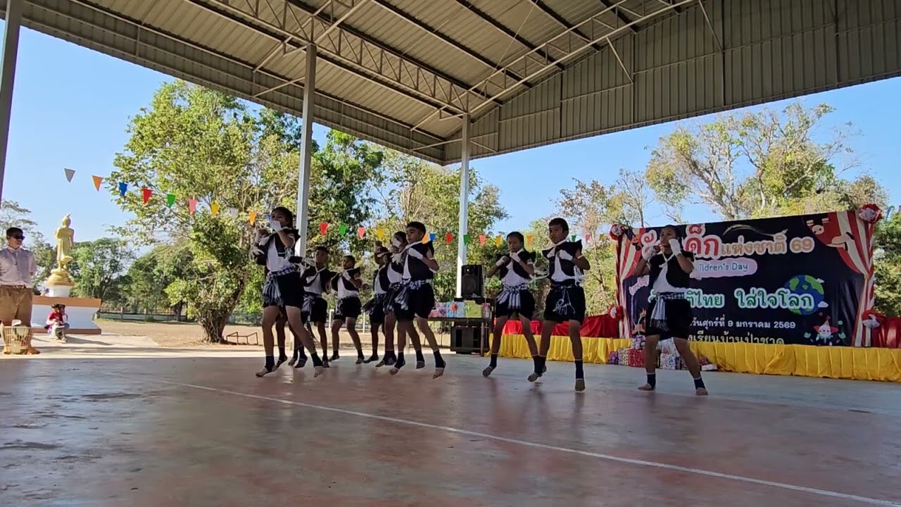 ความน่ารักของเด็กๆโรงเรียนบ้านป่าชาดในกิจกรรมงานวันเด็กค่ะ