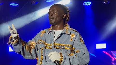 King Saha got everyone emotional while performing Ebiseera Ebyo song at his concert
