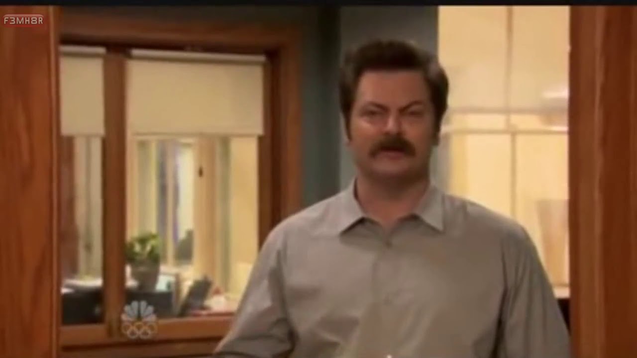 Ron Swanson Red Pills Rage vs Ex Wife