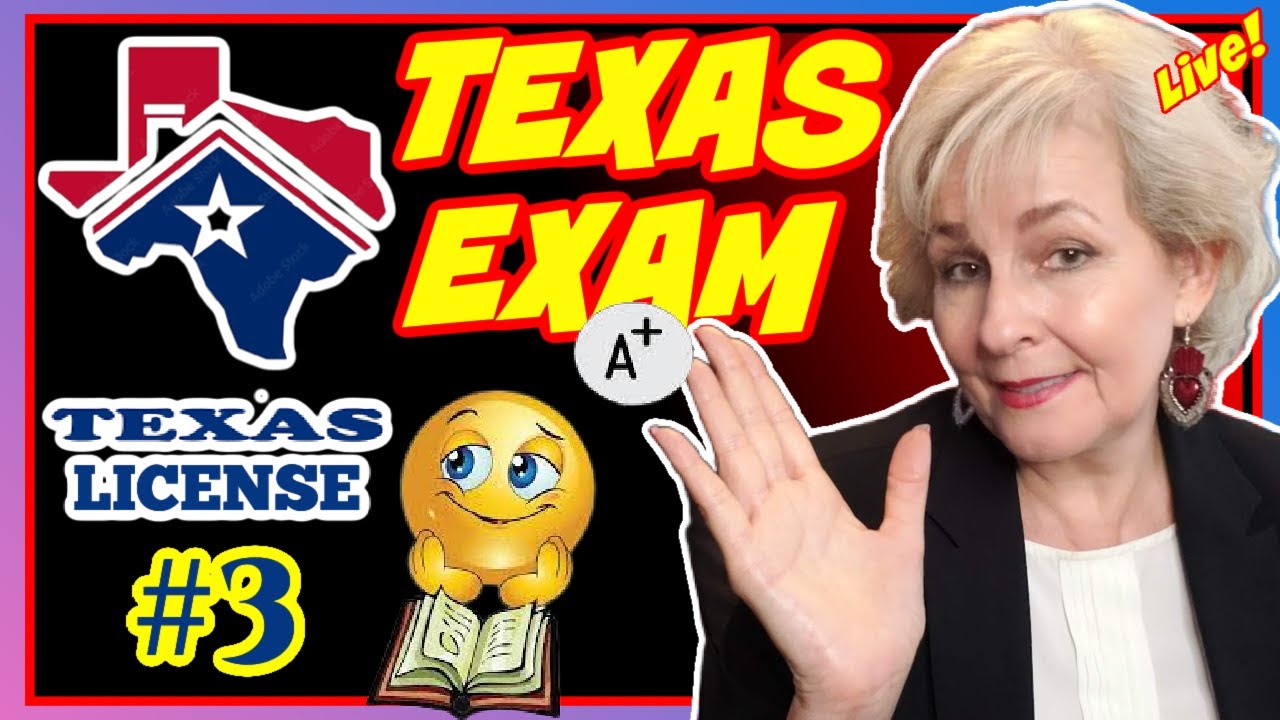 3 Texas Real Estate Exam 2022 AgentPrep Live! YouTube