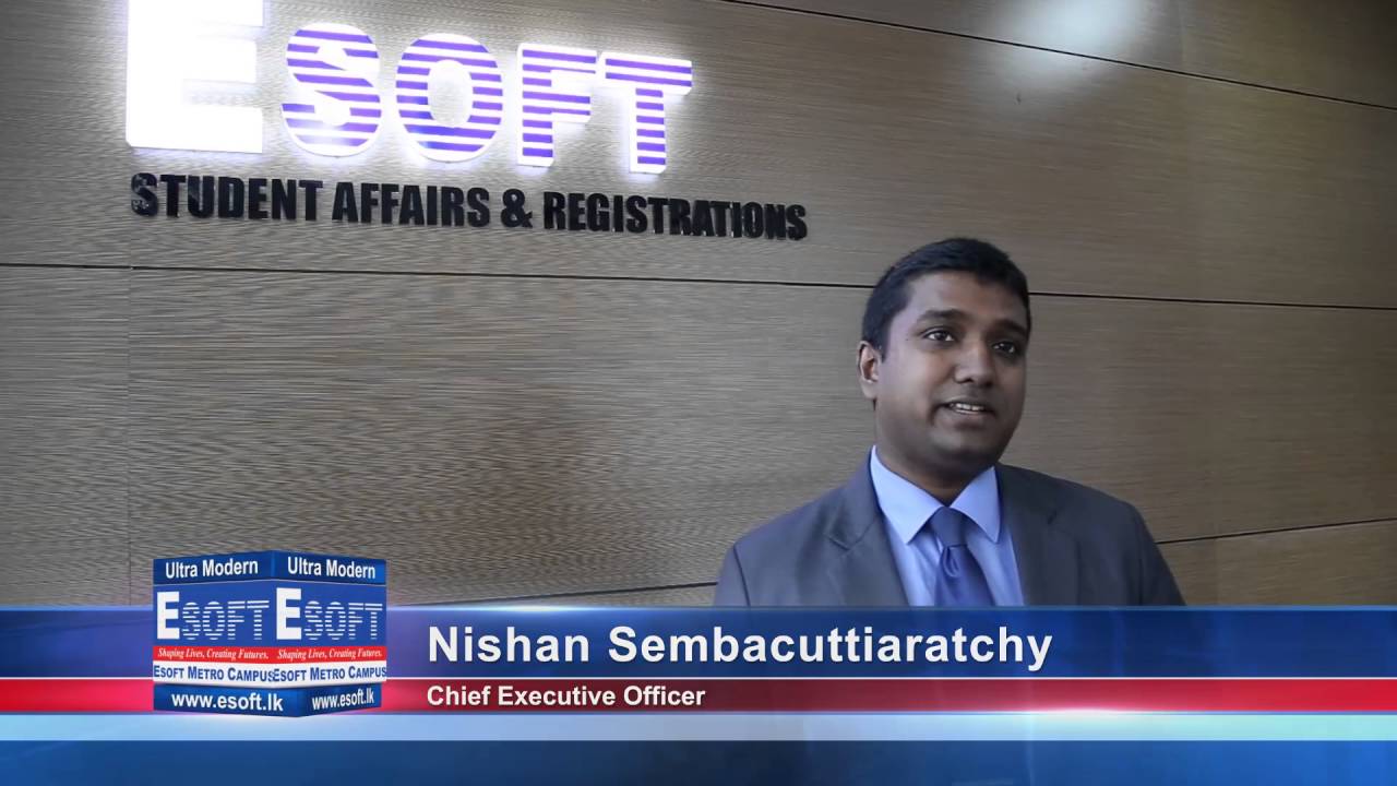 ESOFT CEO Nishan Sembacuttiaratchy invites students to join ESOFT METRO CAMPUS