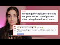 Photographer DELETES couple's wedding photos in front of them - Photographer Reacts