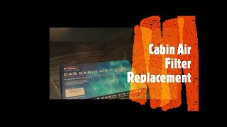 Replacing Cabin Air Filter
