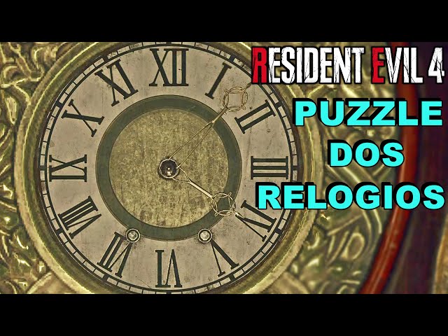 RESIDENT EVIL 4 REMAKE - PUZZLES DOS RELOGIOS!!! SOLUÇÃO!!! 