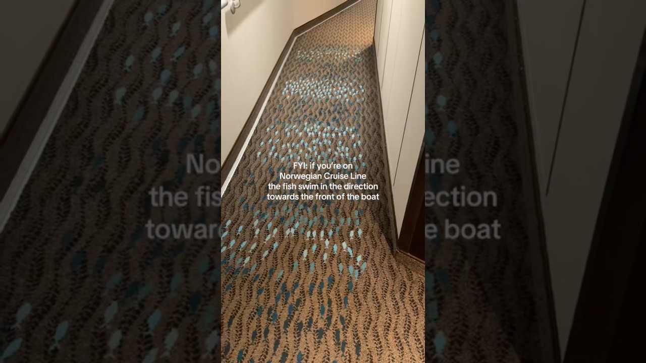 FYI for those on Norwegian Cruise Line. Some of the ships have fishies helping you #cruise #ncl