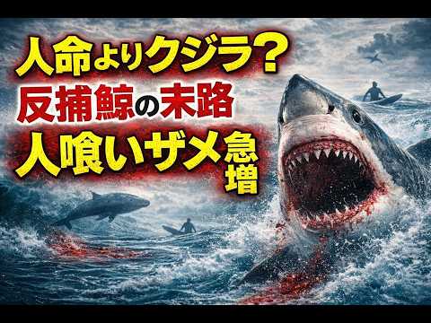 【海外の反応】人命よりもクジラ!? 「反捕鯨原理主義」が招いた人喰いザメ被害の急増に海外から驚愕の声！