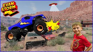 Monster Truck Surprise Adventure Evan Storm Found His Custom BeamNG.Drive Monster Truck