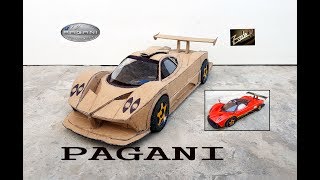 Amazing RC PAGANI ZONDA R || How to make Cardboard Pagani car || DIY  || Electric toy car