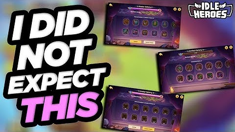 Idle Heroes - I Did Not Expect These Galleries In Celestial Island Update?!?!