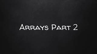 Learn JavaScript: Part 17 - Arrays Part 2