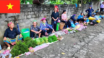 Morning at the traditional Vietnamese market | Võ Lao market