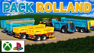 PACK ROLLAND (PS4/XBX/PC) Découverte ! | +14 Mods (Farming Simulator 19)